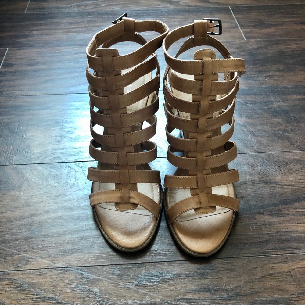 NINE WEST Gladiator Wedge Sandal